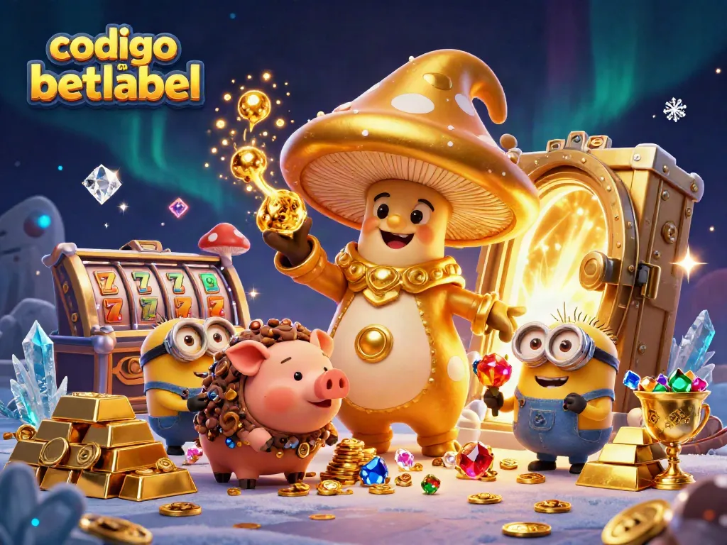 Experience exciting winnings with codigo promocional betlabel in this vibrant 3D casino scene.